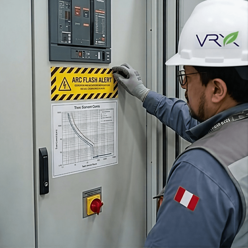 estudio de arco eléctrico